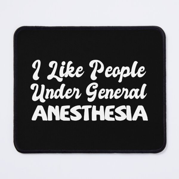Item preview, I Like People Under General Anesthesia designed and sold by Mahfouf Younes.