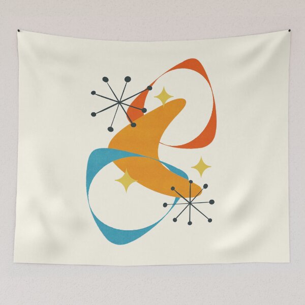 Item preview, Retro Mid Century Atomic Space Age Abstract 20 designed and sold by trdstudio.