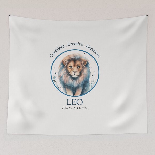 Item preview, Cute Leo zodiac in a circle- Horescope/SunSign Theme  on white back ground designed and sold by CosmicNook1.
