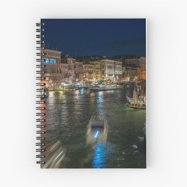 Item preview, Night time view from the Rialto Bridge, Venice designed and sold by MichaelBShannon.