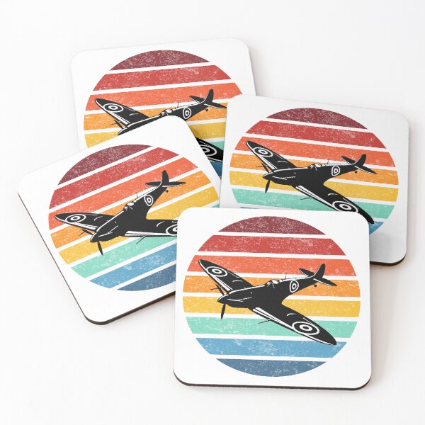 Item preview, Spitfire retro rainbow sunset  designed and sold by KristyKreative.