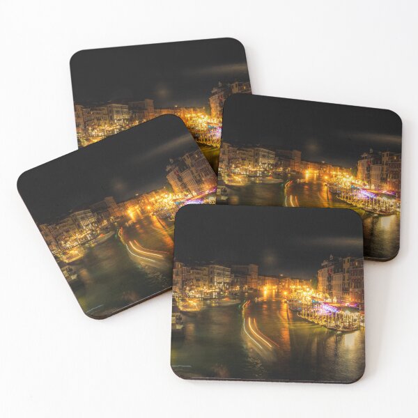 Item preview, Night time view from Rialto Bridge, Venice designed and sold by MichaelBShannon.