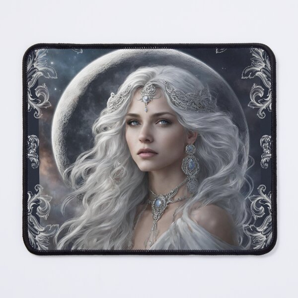 Item preview, Selene the Moon Goddess Greek Mythology Drawing Quote designed and sold by TheLocoShop.