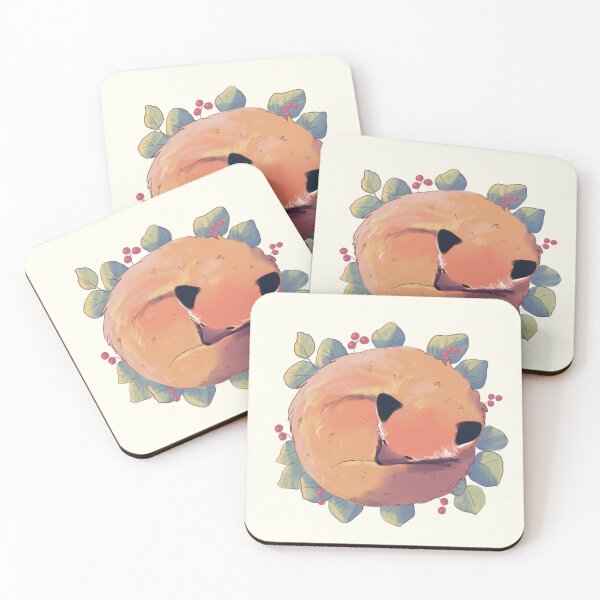 Item preview, Sleepy fox illustration  designed and sold by Artofmayara.