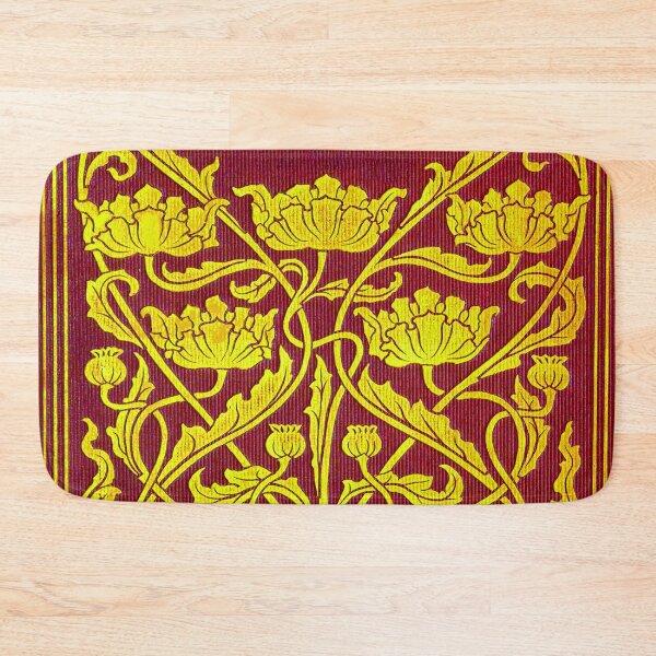 Item preview, Arts and crafts poppy design- victorian book cover. designed and sold by stevepaint.