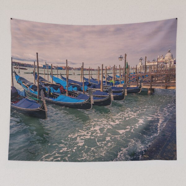 Item preview, Venice - Blue Gondolas on the Lagoon designed and sold by MichaelBShannon.