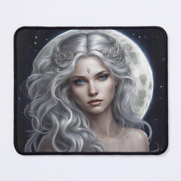 Item preview, Selene the Moon Goddess Greek Mythology Drawing Quote designed and sold by TheLocoShop.