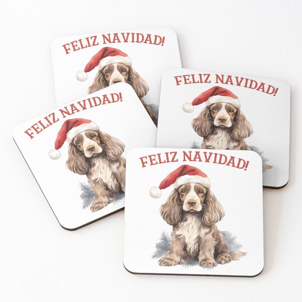 Item preview, Lindo y divertido perro navideño Feliz Navidad designed and sold by SwanAndStone.