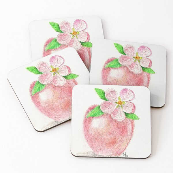 Item preview, Apple with attached blossom designed and sold by SilvioJust.