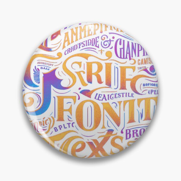 Item preview, colorful serif font designed and sold by Filpasel.