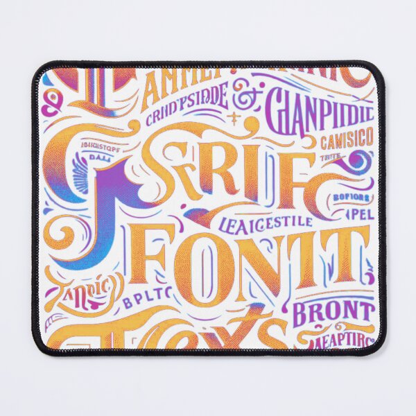 Item preview, colorful serif font designed and sold by Filpasel.