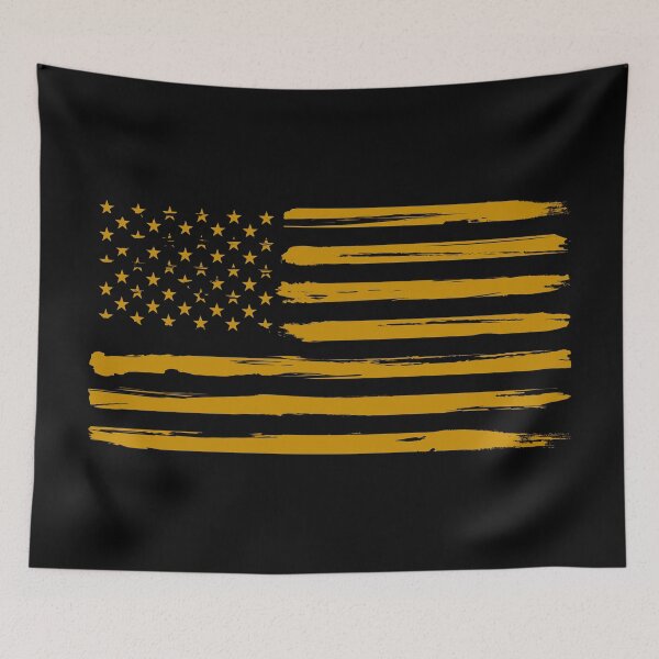 Item preview, Golden American Flag, USA, designed and sold by TPOP-SOFTPOWER.