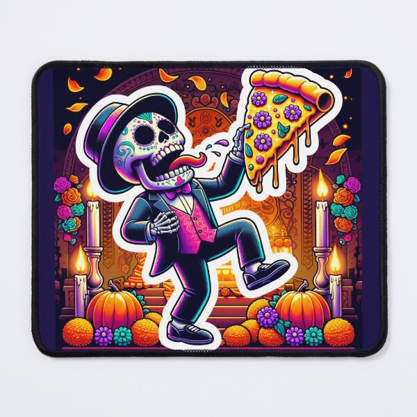 Item preview, Días de Muertos Pizza Fanatic designed and sold by Unrealstick.