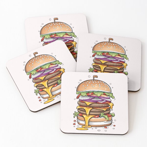 Item preview, a-juicy-dripping-hamburger-with-all-the-fixings designed and sold by NaaEfdPublisher.
