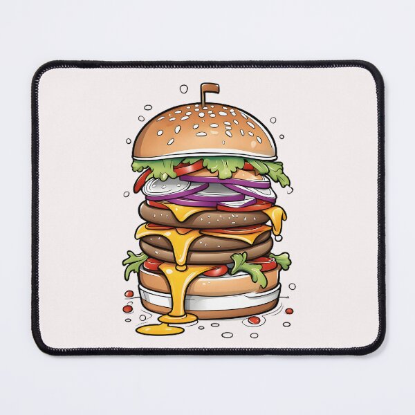 Item preview, a-juicy-dripping-hamburger-with-all-the-fixings designed and sold by NaaEfdPublisher.
