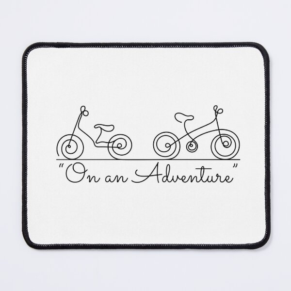 Item preview, couple on an adventure cycles designed and sold by Taloory.