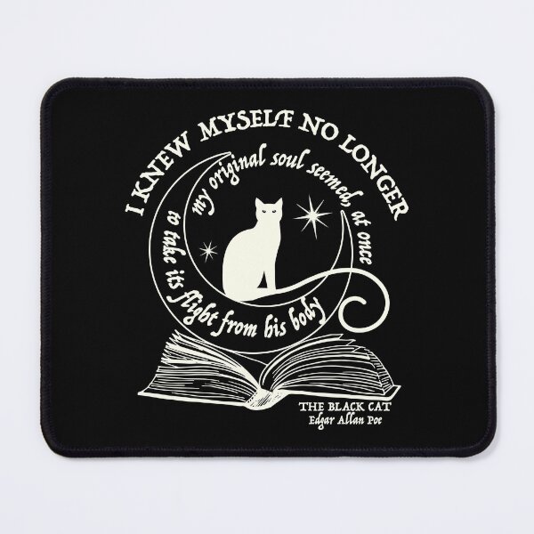 Item preview, Poe's cat design in ivory designed and sold by PoeticTheory.