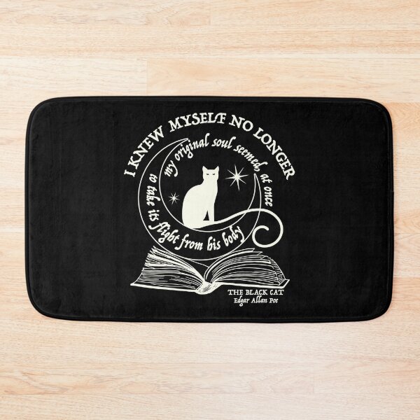 Item preview, Poe's cat design in ivory designed and sold by PoeticTheory.