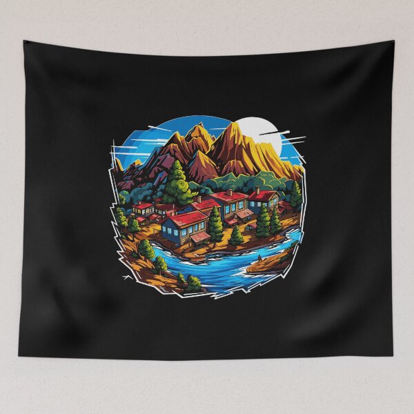 Item preview, Landscape - Illustration designed and sold by MrERNST.