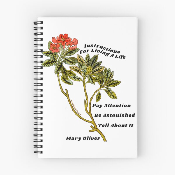 Item preview, Mary Oliver: Instructions For Living A Life designed and sold by fabfeminist.