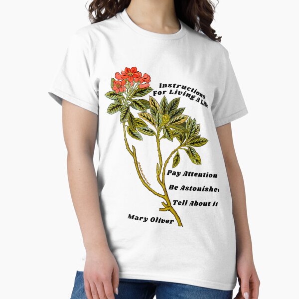 Item preview, Mary Oliver: Instructions For Living A Life designed and sold by fabfeminist.