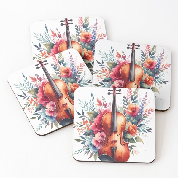 Item preview, Classic violin in watercolor style designed and sold by LongIslandDesgn.