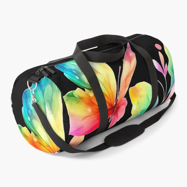 Item preview, Rainbow Butterfly Watercolor Painting - Black Background  designed and sold by Star-Fragment.