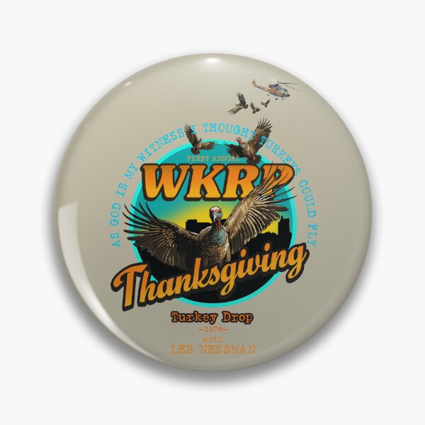 Item preview, WKRP Thanksgiving Turkey Drop designed and sold by WallGarden.