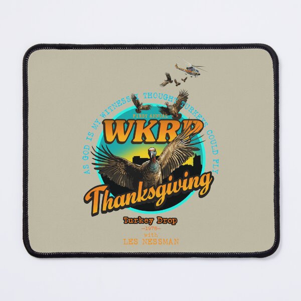 Item preview, WKRP Thanksgiving Turkey Drop designed and sold by WallGarden.