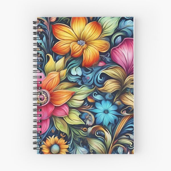 Item preview, Colorful Flower Pattern designed and sold by DigiDreamyArt.