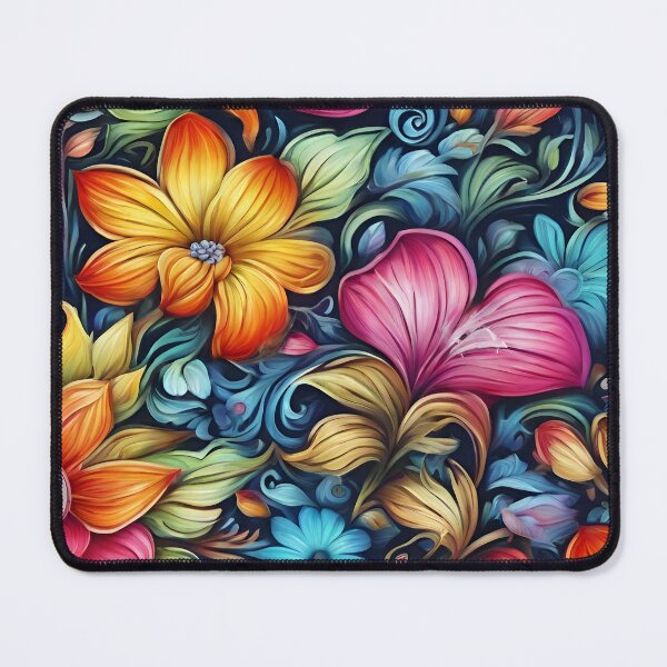 Item preview, Colorful Flower Pattern designed and sold by DigiDreamyArt.