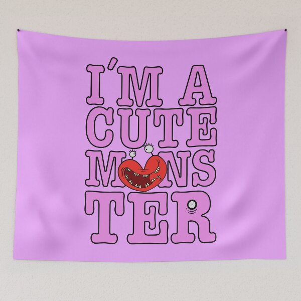 Item preview, IM A CUTE MONSTER!!! PINK Edition designed and sold by mrdelman.
