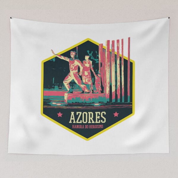 Item preview, Angra do Heroísmo Emigrants Monument Illustration, Azores Portugal designed and sold by Lemomo-artworks.