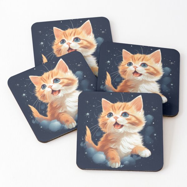 Item preview, Orange cat : Sweeter Than Sunshine: Cute Orange & White Cat Begging for Treats designed and sold by BabyBears.