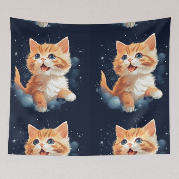Item preview, Orange cat : Sweeter Than Sunshine: Cute Orange & White Cat Begging for Treats designed and sold by BabyBears.
