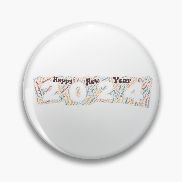 Item preview, Happy New Year 2024 for Lighter Backgrounds designed and sold by WordsYouLove.