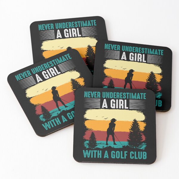 Item preview, Never underestimate a girl with a golf club Great gifts for golf fans designed and sold by ABCreativeShop.