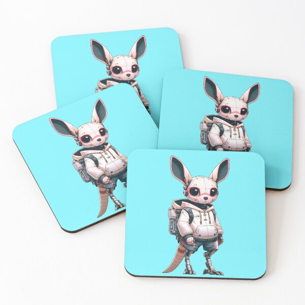 Item preview, Cute Cyberpunk Robot Kangaroo! designed and sold by kukamatsu.