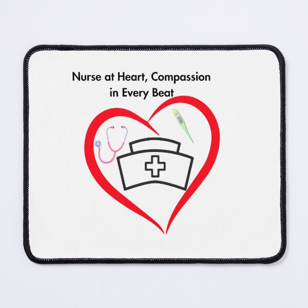 Item preview, Nurse at Heart: Compassion in Every Beat. designed and sold by Nara8.