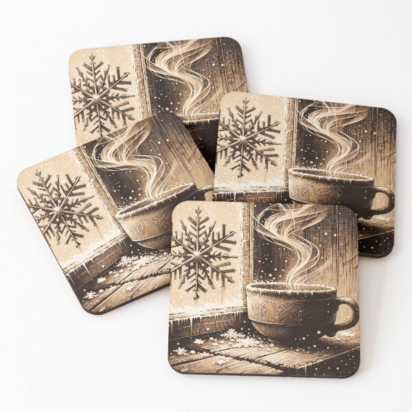 Item preview, Enchanted Winter Warmth in a Cup designed and sold by PictorialWhimsy.