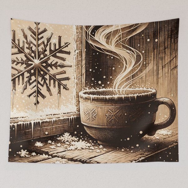 Item preview, Enchanted Winter Warmth in a Cup designed and sold by PictorialWhimsy.