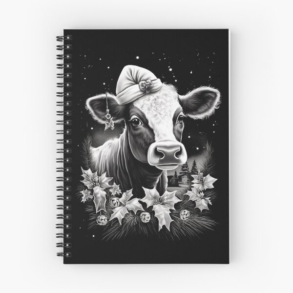 Item preview, Cow Christmas  Scene Window Pictures for Chalk Marker  designed and sold by AnnaMDesign.