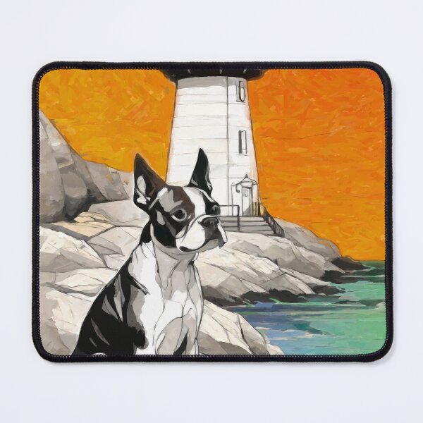 Item preview, The Boston and the Lighthouse designed and sold by It's Just Me.