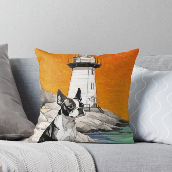 Item preview, The Boston and the Lighthouse designed and sold by It's Just Me.