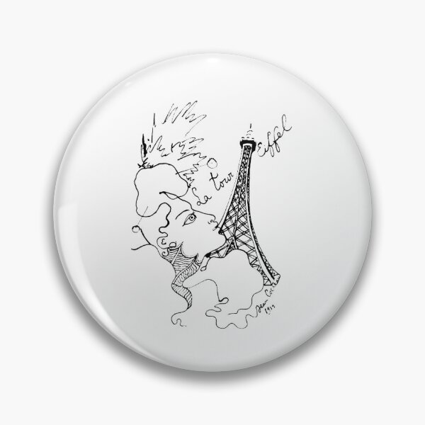 Item preview, original  artwork by jean cocteau la tour eiffel designed and sold by Amy-Hamilton.