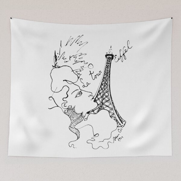 Item preview, original  artwork by jean cocteau la tour eiffel designed and sold by Amy-Hamilton.