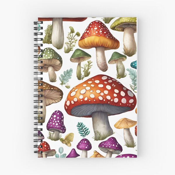 Item preview,  Colorful Delicious Mushroom Pattern designed and sold by DigiDreamyArt.
