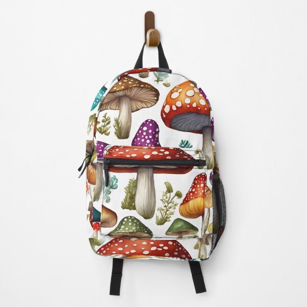 Item preview, Colorful Delicious Mushroom Pattern designed and sold by DigiDreamyArt.