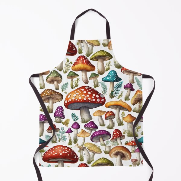 Item preview,  Colorful Delicious Mushroom Pattern designed and sold by DigiDreamyArt.