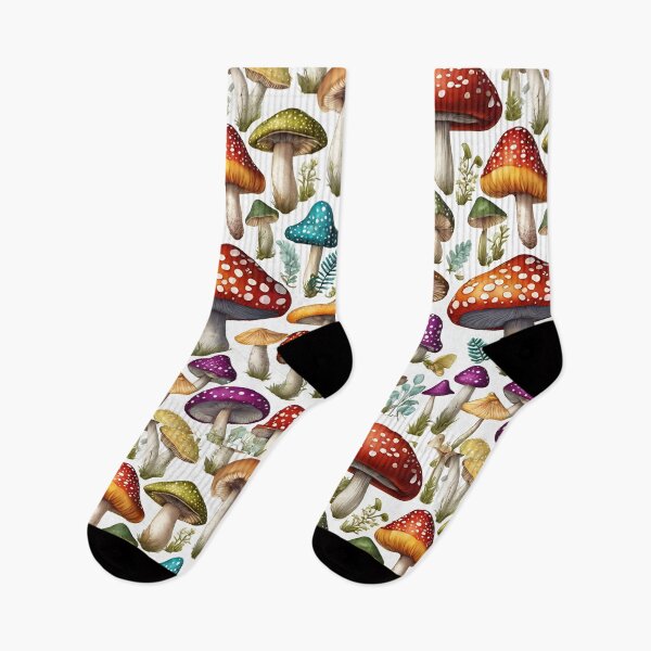 Item preview,  Colorful Delicious Mushroom Pattern designed and sold by DigiDreamyArt.